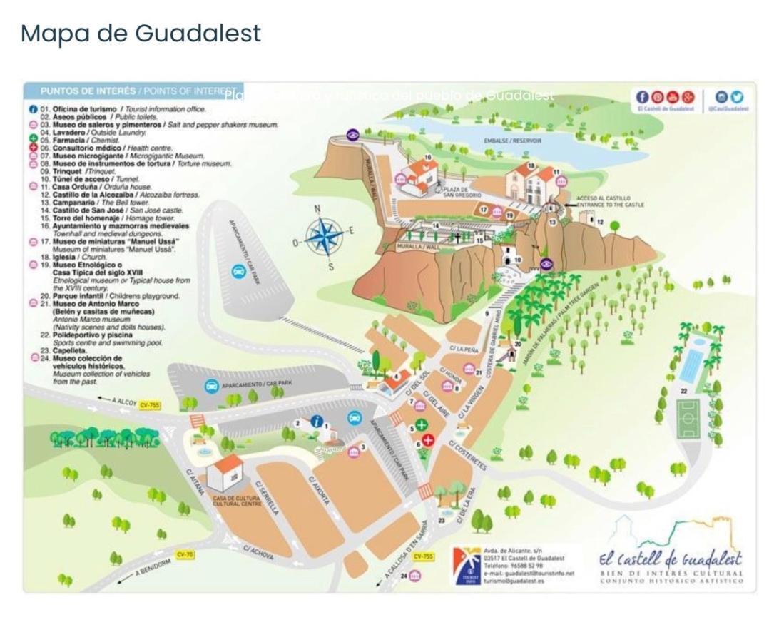 Ideal Apartamento - Guadalest Eksteriør bilde